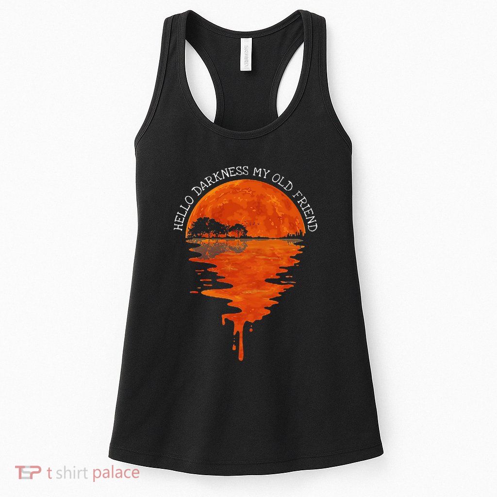 Hello Darkness My Old Friend Hippie Womens Tank Top