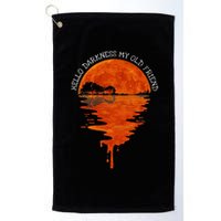Hello Darkness My Old Friend Hippie Golf Towel