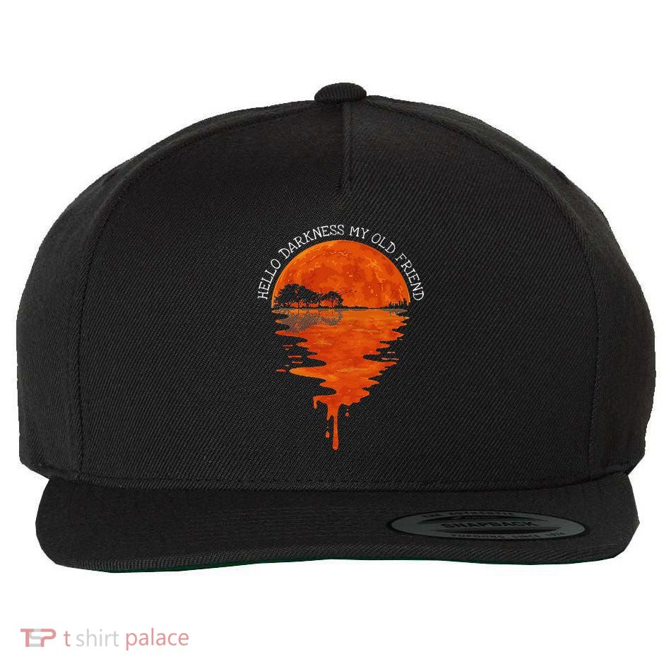 Hello Darkness My Old Friend Hippie Wool Snapback Cap