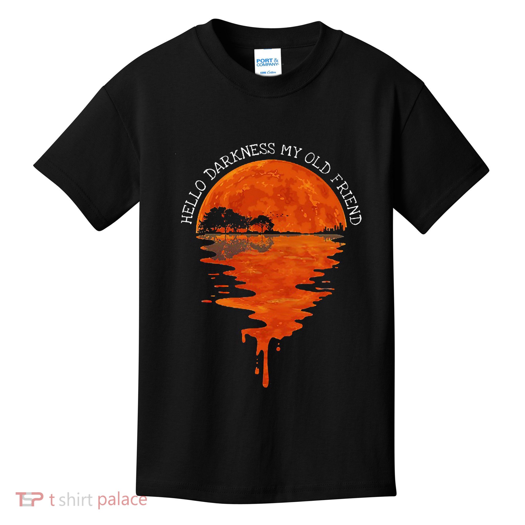 Hello Darkness My Old Friend Hippie Kids T-Shirt