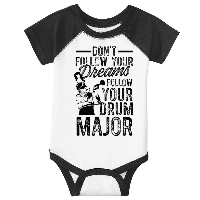 Hilarious Drum Major Saying Fun School Marching Band Art Infant Baby Jersey Bodysuit