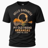 Hello Darkness My Old Friend Total Eclipse 2024 Arkansas Performance Shirt