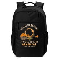 Hello Darkness My Old Friend Total Eclipse 2024 Arkansas Backpack