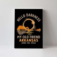 Hello Darkness My Old Friend Total Eclipse 2024 Arkansas Canvas