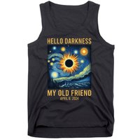 Hello Darkness My Old Friend Solar Eclipse April 08 2024 Tank Top