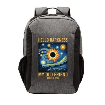 Hello Darkness My Old Friend Solar Eclipse April 08 2024 Vector Backpack