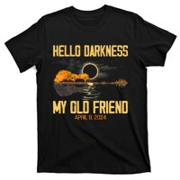 Hello Darkness My Old Friend Solar Eclipse April 08 2024 Totality Eclipse T-Shirt