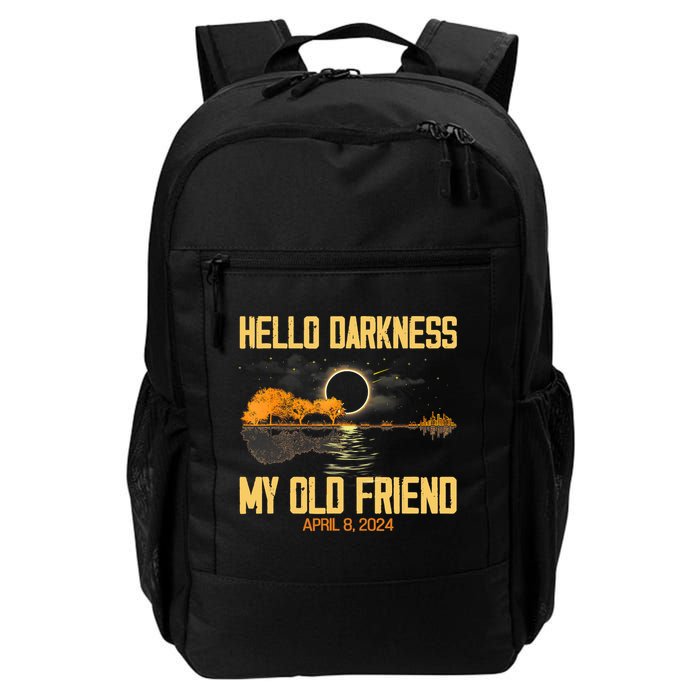 Hello Darkness My Old Friend Solar Eclipse April 08 2024 Totality Eclipse Daily Commute Backpack