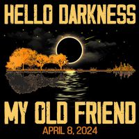 Hello Darkness My Old Friend Solar Eclipse April 08 2024 Totality Eclipse Daily Commute Backpack