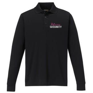 Halloween Dad Mom Daughter Adult Costume Princess Security Performance Long Sleeve Polo