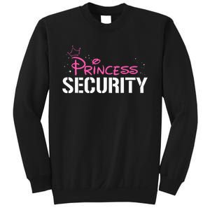 Halloween Dad Mom Daughter Adult Costume Princess Security Sweatshirt