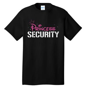 Halloween Dad Mom Daughter Adult Costume Princess Security Tall T-Shirt