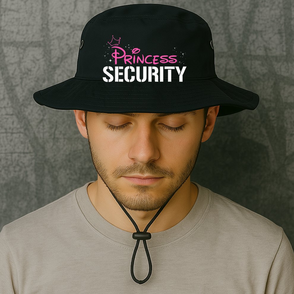 Halloween Dad Mom Daughter Adult Costume Princess Security Bucket Hat