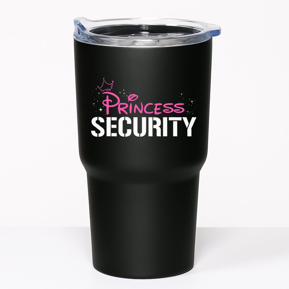 Halloween Dad Mom Daughter Adult Costume Princess Security Tumbler