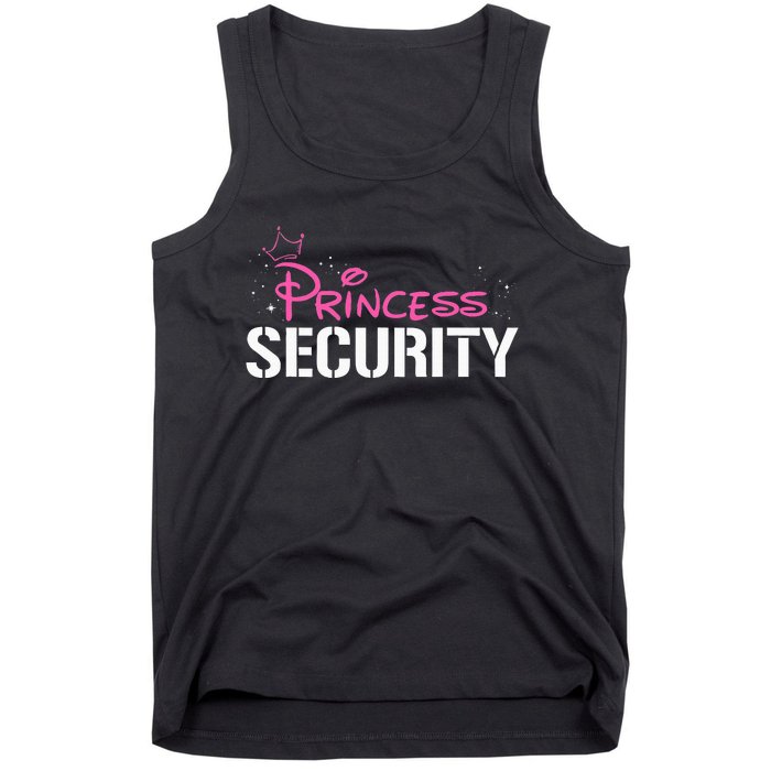 Halloween Dad Mom Daughter Adult Costume Princess Security Tank Top