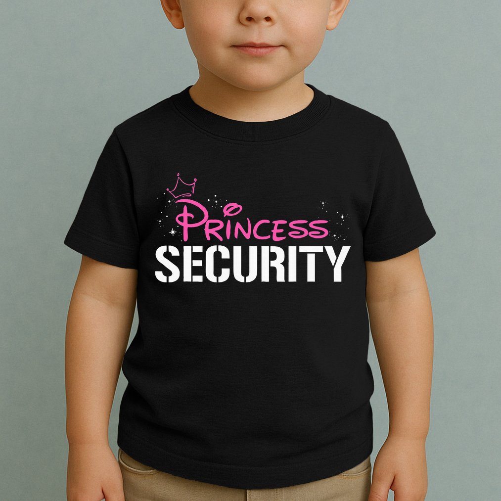 Halloween Dad Mom Daughter Adult Costume Princess Security Toddler T-Shirt