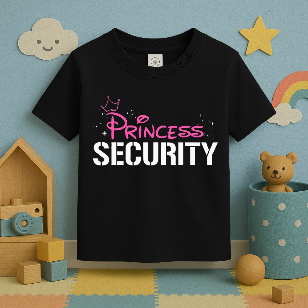 Halloween Dad Mom Daughter Adult Costume Princess Security Toddler T-Shirt