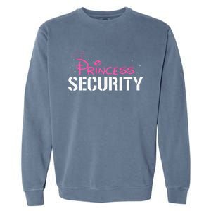 Halloween Dad Mom Daughter Adult Costume Princess Security Garment-Dyed Sweatshirt