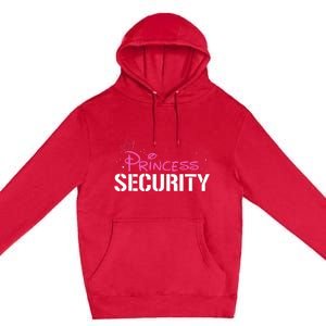 Halloween Dad Mom Daughter Adult Costume Princess Security Premium Pullover Hoodie