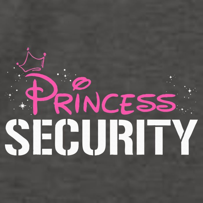 Halloween Dad Mom Daughter Adult Costume Princess Security Vector Backpack