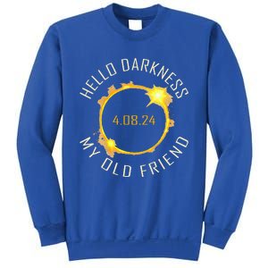 Hello Darkness My Old Friend Solar Eclipse April 08 2024 Sweatshirt