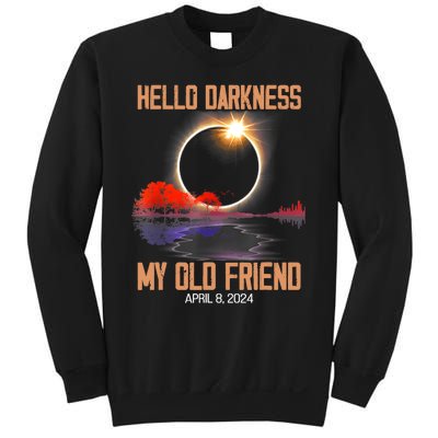 Hello Darkness My Old Friend Solar Eclipse April 08 2024 Sweatshirt