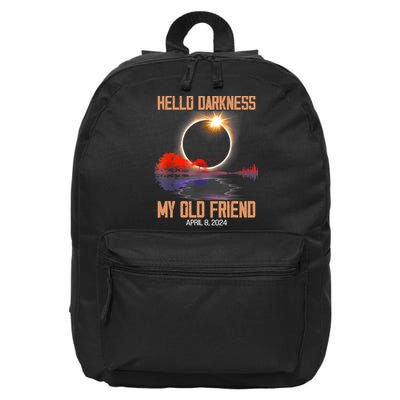 Hello Darkness My Old Friend Solar Eclipse April 08 2024 16 in Basic Backpack