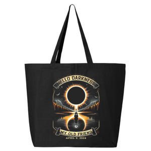 Hello Darkness My Old Friend Solar Eclipse 2024 Gift 25L Jumbo Tote