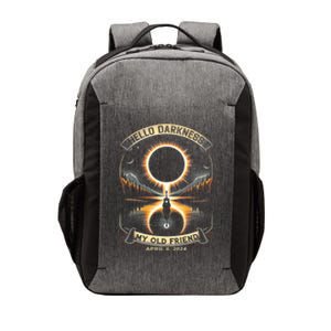 Hello Darkness My Old Friend Solar Eclipse 2024 Gift Vector Backpack