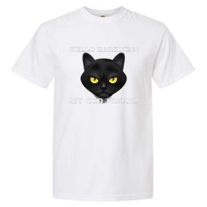 Hello Darkness My Old Friend Cat Halloween Gift Garment-Dyed Heavyweight T-Shirt