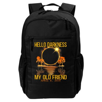 Hello Darkness My Old Friend Solar Eclipse April 08 2024 Daily Commute Backpack