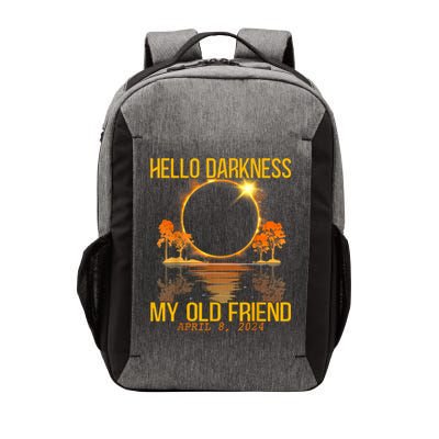 Hello Darkness My Old Friend Solar Eclipse April 08 2024 Vector Backpack