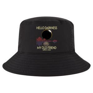 Hello Darkness My Friend 2024 April 8 Funny Solar Eclipse Cool Comfort Performance Bucket Hat