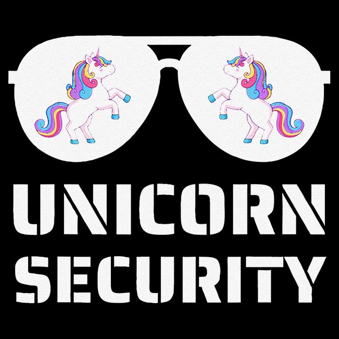 Halloween Dad Mom Daughter Unicorn Security Hoodie