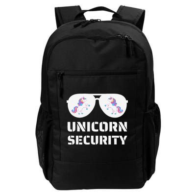 Halloween Dad Mom Daughter Unicorn Security Backpack