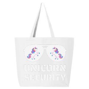 Halloween Dad Mom Daughter Unicorn Security 25L Jumbo Tote