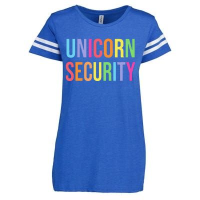 Halloween Dad Mom Daughter  Unicorn Security Enza Ladies Jersey Football T-Shirt