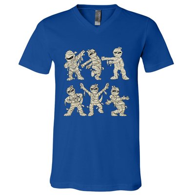 Halloween Dancing Mummy Dance Challenge V-Neck T-Shirt