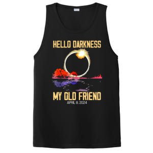 Hello Darkness My Old Friend Solar Eclipse April 08 2024 PosiCharge Competitor Tank