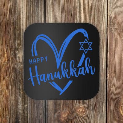 Hanukkah Dreidel Menorah Jewish Chanukah Holiday  Coaster