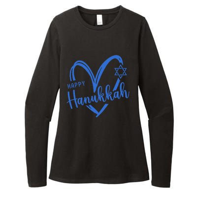 Hanukkah Dreidel Menorah Jewish Chanukah Holiday  Womens CVC Long Sleeve Shirt