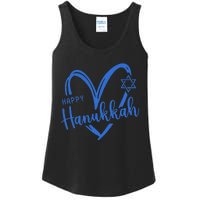 Hanukkah Dreidel Menorah Jewish Chanukah Holiday  Ladies Essential Tank