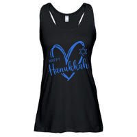 Hanukkah Dreidel Menorah Jewish Chanukah Holiday  Ladies Essential Flowy Tank