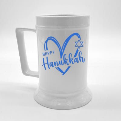 Hanukkah Dreidel Menorah Jewish Chanukah Holiday  Beer Stein