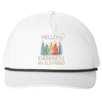 Hello Darkness My Old Friend Solar Eclipse April 08 2024 Snapback Five-Panel Rope Hat