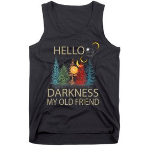 Hello Darkness My Old Friend Solar Eclipse April 08 2024 Tank Top