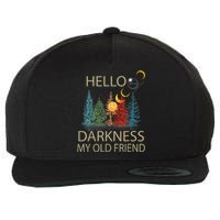 Hello Darkness My Old Friend Solar Eclipse April 08 2024 Wool Snapback Cap