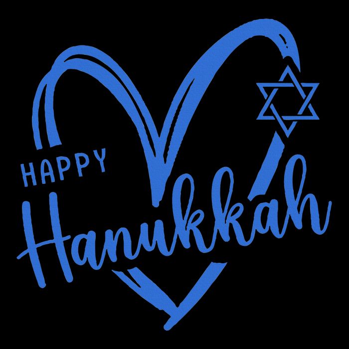 Hanukkah Dreidel Menorah Jewish Chanukah Holiday  Premium T-Shirt