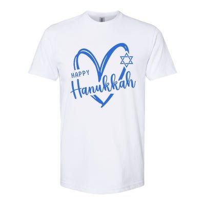 Hanukkah Dreidel Menorah Jewish Chanukah Holiday  Softstyle® CVC T-Shirt