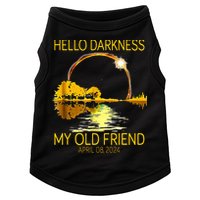 Hello Darkness My Old Friend Funny 2024 Solar Eclipse 4.8.24 Doggie Tank